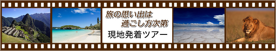 旅の思い出は過ごし方次第 現地発着ツアー